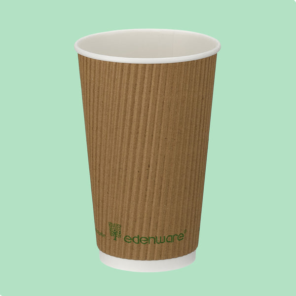 16oz Triple Wall Compostable Paper Cup