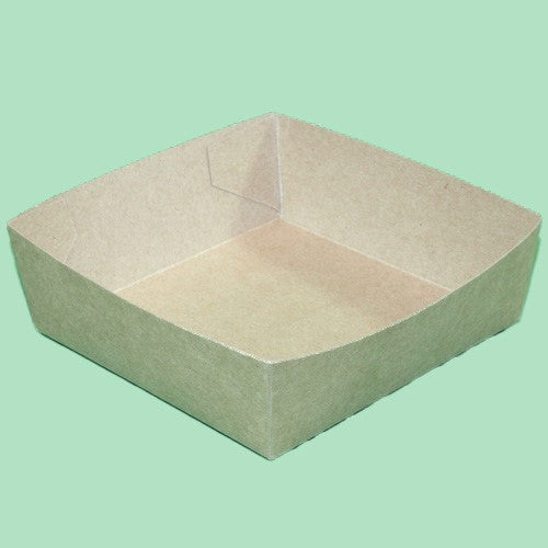 Square Kraft Burger Tray