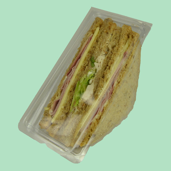 Triple Hinged Lid Sandwich Wedge